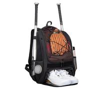 Generico Sac de Baseball pour garçons, Sac de Baseball pour - Sac à Dos de Softball pour garçons avec Compartiment à Chaussures,Sac de Batte avec Sac à Dos pour Jeunes de