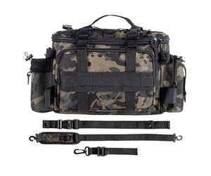 Generico Sac de | Conteneur Porte-appât avec Grande capacité de Chargement - Sac étanche pour équipement de - pour Eau salée et, lac, rivière, Rivage, jetée, étang, Noir, riferimento
