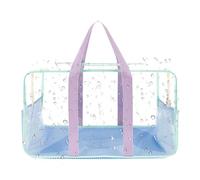Generico Sac de Piscine Transparent - Fourre-Tout Piscine Transparent imperméable de Grande capacité | Design Durable et Facile à Nettoyer pour Les et Les Adultes, fourre-Tout de Plage pour