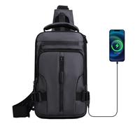 Generico Sac de poitrine 'harnais - Sac pour hommes | Sac à dos d'épaule | Sacs anti-vol imperméables camping quotidien camping d'affaires de gym