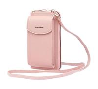 Generico Sac De Téléphone Sac À Main En PU Avec Fermeture À Glissière Compacte | Mini Sac À Bandoulière | Pour Femmes Filles Étudiants Voyageurs Travailler Trading Voyage Gym Sortir ensemble Espion
