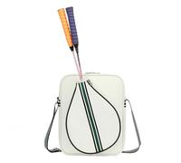 Genérico Sac de tennis - Sac de raquette réglable, grande capacité, facile à transporter pour filles et femmes, sacs de sport polyvalents, entraînement d'accessoires portables et matchs