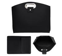 Genérico Sac de travail pour femme - Ensemble de sac fourre-tout imperméable pour femme - Pour homme, école informatique, université, affaires, enseignant, infirmière, temps de loisirs, Noir