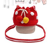 Generico Sac en forme de champignon au crochet - Sac seau en forme de
