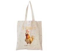 Genérico Sac fourre-tout avec imprimé de poulet, décontracté - pour infirmière, femme, enseignant, voyage, plage, travail, école, résidence, salle de sport, shopping
