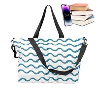 Genérico Sac fourre-tout de plage : sac étanche à l'épreuve des intempéries, sac à bandoulière de grande capacité, organisateur de voyage pliable, design de transport | pour piscine, vacances