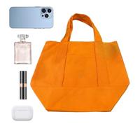 Generico Sac fourre-tout Halloween pour bonbons,Sac de plage fourre-tout Halloween - Grande capacité pour Voyage en plein air Voyage et Shopping, Orange, riferimento alla descrizione