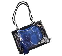 Genérico Sac fourre-tout pour femme, style vintage, avec fenêtre transparente, grande capacité, pour les voyages de fin de semaine, la plage et les vacances, Amorti, Consulte la descripción