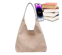 Generico Sac fourre-tout - Sac Rétro Mat - Grand Bandoulière - Pour L'Hiver Et L'Automne Pour Les Filles Les Mamans Et Les Femmes Pour Travailler Le Voyage L'Université Et Le Shopping, Blanc,