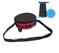 Generico Sac pour tabouret portable - support en tissu brossé de 10,63 x 1,18 pouces, rond, résistant aux ajustements, sac multi-usages | léger camping randonnée voyage barbecue