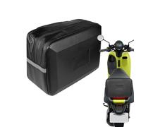 Genérico Sacoche arrière réfléchissante pour casque de moto avec fermeture éclair et fermeture rapide pour lunettes de soleil, téléphones portables