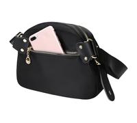 Genérico Sacs à bandoulière pour femme, sac fourre-tout en nylon | avec sangle réglable - Sacs à bandoulière pour travail, fitness, voyage, sortie, sport, loisirs, Noir, L, Consulte la descripción