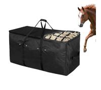 Generico Sacs de foin pour cheval | Oxford Hay Duty Hay Bale Extra Large Conteneur, Alimentation Fourre-tout Imperméable avec Conception de Nourriture lente Supérieure pour Étable de Grange