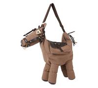 Genérico Sacs pour femme en polyuréthane avec motif de cheval et style rétro | Sac de voyage avec sangle réglable | pour femmes et filles pour usage quotidien, week-end, shopping, voyage et école