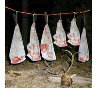 Genérico Sacs pour viande de chasse sauvage : six sacs réfléchissants en élan, protection respirante pour équipement de chasse, stockage de vinaigrette sur le terrain | Transport éclaté