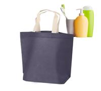 Generico Sacs Réutilisables Avec Poignées | Sacs Cadeaux En Tissu Non Tissé Réutilisable Pour Fêtes,Grande Capacité Pour Marché Eco-Friendly Pour Pique-Nique École Fêtes Cuisine, gris,