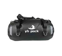 Genérico Sacs secs - Sacs de voyage pliables | Sac en toile de grande capacité imperméable | Convient pour kayak, rafting, canotage, camping, 40L, 60L, 80L, Noir 80 l, Consulte la descripción, Voir