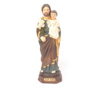 Genérico Saint Joseph 13 cm Figurine de Jésus catholique Statue de Jésus Figurine de crucifixion Christ Ornement religieux