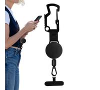 Genérico Sangle antivol pour téléphone, harnais rétractable de sécurité avec bobine, sangle de téléphone, pour homme, femme, voyage, randonnée, alpinisme, activités extérieures