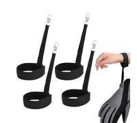 Genérico Sangle de Poignet pour Gants de Ski - 4 pièces élastiques - Cordon de Poignet réglable pour Snowboard randonnée Ski Adulte Adolescent