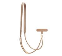 Genérico Sangle mobile | Ceinture de chaîne réglable antivol | Cordon à main pour téléphone | Pour homme adulte, voyage, commuting , randonnée, plage, kayak, concerts, shopping, beige