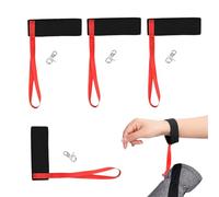 Genérico Sangles réglables pour gants de ski, sangles pour poignets de gants de ski - Support avec sangles élastiques pour poignet 4X, menottes, sangle