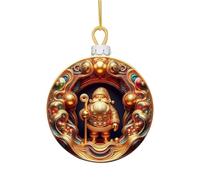 Generico Santa Ornaments - Christmas Tree Decor | Decor | Christmas Decorations | Tree Pendants | Pendentif Santa Tree Ornament | Christmas Tree Pendants for Holiday Front Door, Home, & Wall