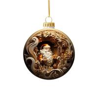 Generico Santa Ornaments - Christmas Tree Decor | Decor | Christmas Decorations | Tree Pendants | Pendentif Santa Tree Ornament | Christmas Tree Pendants for Holiday Front Door, Home, & Wall