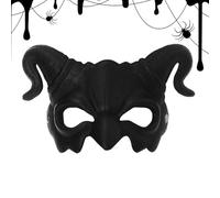 Genérico Scary Face Cover, PU Foam 10,63 x 6,69 pouces - Face Halloween Scary Horror with Half Design, Adjustable Headgear for Men Women Adults Party | with Half Design