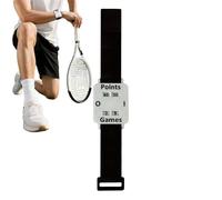Generico Score Keeper Bracelet | 11.81In Big Screen Adjustable Wrist Counter Portable Resin Tennis Score Board | Adults Outdoor Indoor Sports Games