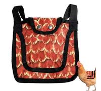 Generico Selle pour poules - Protection réglable avec sangles - Tissu respirant à couverture complète pour plumes, accessoires de volaille de cour, pour l'élevage en plein air et la régénération des