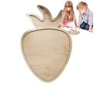 Generico Sensorik Tablett - Lernspiel | Holztablett mit Einzigartigem Muster | Fördert Sortieren, Fühlen, Erkennen | Lehrmaterial für Vorschulkinder, Kindergarten, Therapie, frühe Bildung
