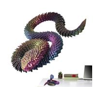 Genérico Serpent imprimé en 3D | Jouet animal imprimé en 3D - Blagues et jouets amusants en serpents pour adultes, femmes, hommes, et adolescents