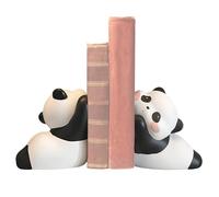 Genérico Serre-livres mignons, extrémités de livres Panda en résine pour étagères, chambre, salon, bureau, bureau à domicile, bibliothèque, table, cuisine, vacances