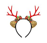 Genérico Serre-tête avec cornes, accessoire de Noël pour cabine photo, photomaton | Pour participants à des festivals, photographies, événements thématiques, les âges, photos de famille