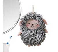 Genérico Serviette Chenille - Motif et Agneau | Épais, séchage Rapide, Super Absorbant | Lingettes suspendues pour Salle de Bain, Cuisine, Voyage, hôtel, résidence, Usage Quotidien