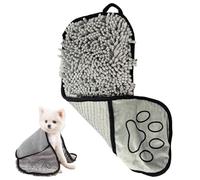 Generico Serviettes pour chiens - Chenille 55 x 20 x 2 cm | Serviette en microfibre à séchage rapide, peignoir absorbant doux | Serviette pour chiots, chats, nettoyage des fenêtres, lavage de voiture
