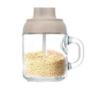 Generico Set de boîtes à sel et sucre - Porte-bagages transparent avec couvercle, cuisine pour épices, maison, camping, voyage, café, conservation, condiments
