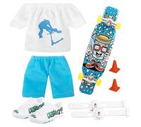 Generico Set de mini doigts | Finger Scooter Fingerboard Skateboard