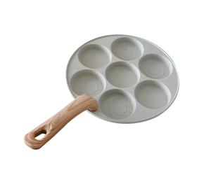 Genérico Seven Grid Egg Cooking Nonstick Breakfast Omelet Maker | 7 Moules Breakfast Omelet Pan, Fried Egg Pan Skillet for Kitchen Cafe Restaurant Hotel