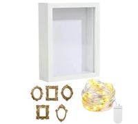 Generico Shadow Box Shadow Box Frame | Memory Shadows Boxs, Household Ornament, Birthday Memory Boxs, Mini Golden Frame Display Memorys Boxes For Weddings, Birthdays, Mothers, Girlfriends, Friends