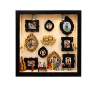 Generico Shadow Case Cadre photo décoratif à collectionner pour intérieur | Shadow Case à thème musée pour pendaison de crémaillère, mariage, anniversaire, petite amie, couples