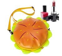 Generico Shape Bag - Funky Hamburger, nouveauté cheeseburger fourre-tout | Sacs de dessin animé, Simulé Burger Messenger Sacs, Without Pendant, riferimento alla descrizione