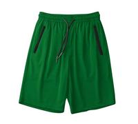 Generico Short Homme Court Respirant Léger Élastique à la Taille Pantalon Court d'Été Couleur Unie Casual Shorts Homme Travail Sport Bermudes De Mer Élégant Gym Short Combinaison