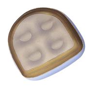 Generico Siège de bain à remous, coussin en d'air avec | Siège surélevé spa avec fond gonflable antidérapant pour hydromassage intérieur et extérieur, piscine, spa, salon Doré