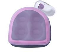 Generico Siège de bain à remous, coussin en d'air avec | Siège surélevé spa avec fond gonflable antidérapant pour hydromassage intérieur et extérieur, piscine, spa, salon Rose