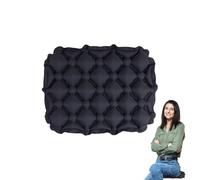 Genérico Siège gonflable : coussin léger pour s'asseoir en voyage, support confortable pour avion | Design de tapis de siège portable anti-humidité, chaise compacte remplie d'air pour gradins