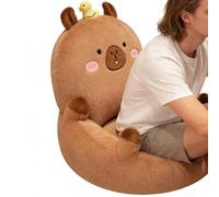 Generico Siège - Mignon pour chaise Capbara en peluche, dossier doux, rembourrage ergonomique et confortable, décoratif inspiré des animaux pour une assise confortable | Pour Don