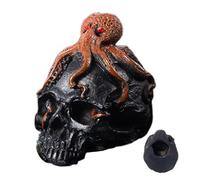 Genérico Sifflet de la mort - Outils d'autodéfense blagues Halloween | Pieuvre avec corne crâne pour pique-nique en plein air, randonnée, escalade, guerre, expositions, méditation, cinéma,