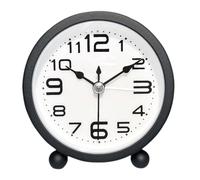 Generico Silent Alarm Clock, Battery Operated Alarm Clock, Big Numbers Alarm Clock, No Ticking Alarm Horloge, Simple Design Alarm Clock, Easy to Read Clock for Kids, Minimalist Alarm Clock